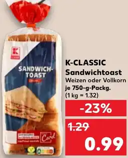 Kaufland K-CLASSIC Sandwichtoast Angebot