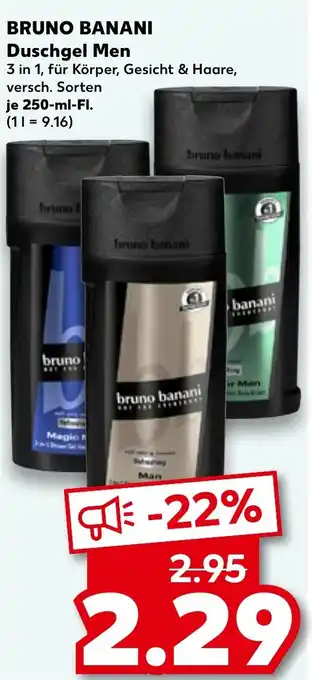 Kaufland BRUNO BANANI Duschgel Men Angebot