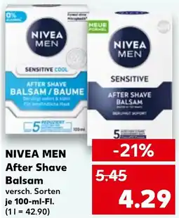 Kaufland NIVEA MEN NIVEA MEN After Shave Balsam Angebot