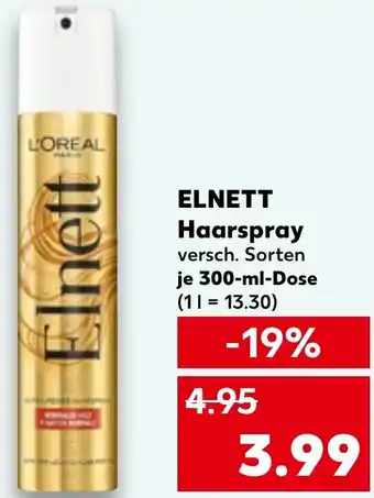 Kaufland ELNETT Haarspray Angebot