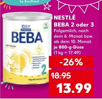 Kaufland NESTLÉ BEBA 2 oder 3 Angebot