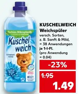 Kaufland KUSCHELWEICH Weichspüler Angebot