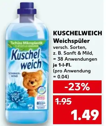 Kaufland KUSCHELWEICH Weichspüler Angebot