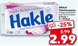 Kaufland HAKLE Toilettenpapier Angebot