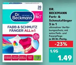 Kaufland DR. BECKMANN Farb- & Schmutzfänger 3 in 1 Angebot