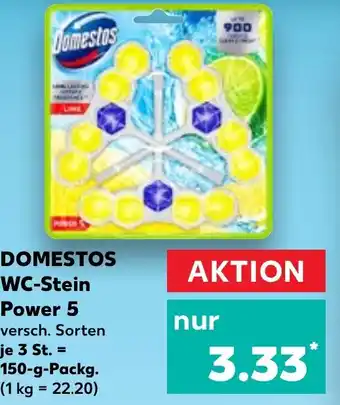 Kaufland DOMESTOS WC-Stein Power 5 Angebot