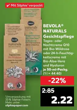 Kaufland BEVOLA NATURALS Gesichtspflege Angebot