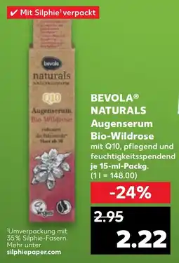 Kaufland BEVOLA NATURALS Augenserum Bio-Wildrose Angebot