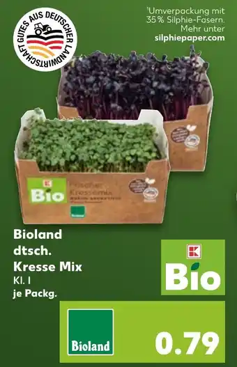 Kaufland Bioland dtsch. Kresse Mix Angebot