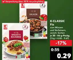 Kaufland K-CLASSIC Fix Angebot