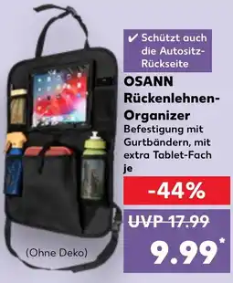 Kaufland OSANN Rückenlehnen- Organizer Angebot