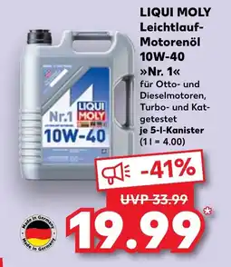 Kaufland LIQUI MOLY Leichtlauf- Motorenöl 10W-40 Nr. 1 Angebot