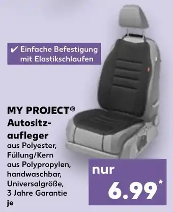 Kaufland MY PROJECT Autositz- aufleger Angebot