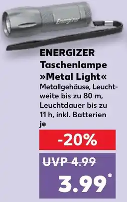 Kaufland ENERGIZER Taschenlampe Metal Light Angebot