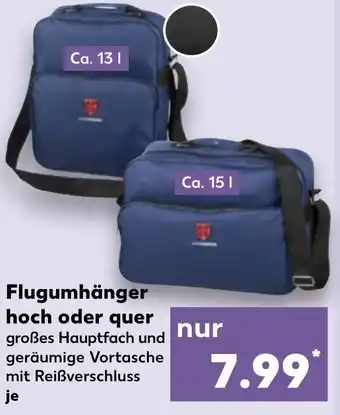 Kaufland Flugumhänger hoch oder quer Angebot