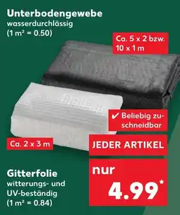 Kaufland Gitterfolie / Unterbodengewebe Angebot