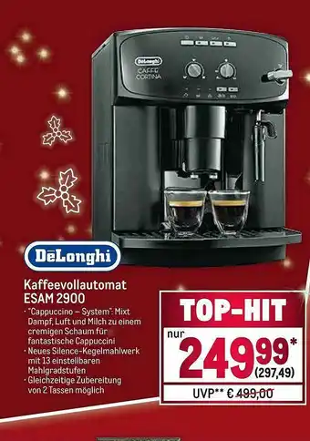 METRO Delonghi Kaffeevollautomat Esam 2900 Angebot