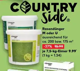 Kaufland COUNTRY Side Rasendünger M oder U Angebot