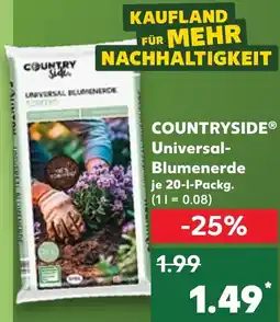 Kaufland COUNTRYSIDE Universal- Blumenerde Angebot