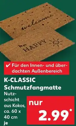 Kaufland K-CLASSIC Schmutzfangmatte Angebot