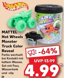 Kaufland MATTEL Hot Wheels Monster Truck Color Reveal Angebot