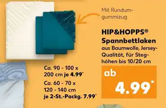 Kaufland HIP&HOPPS Spannbettlaken Angebot