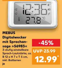 Kaufland MEBUS Digitalwecker mit Sprachan- sage 56983 Angebot