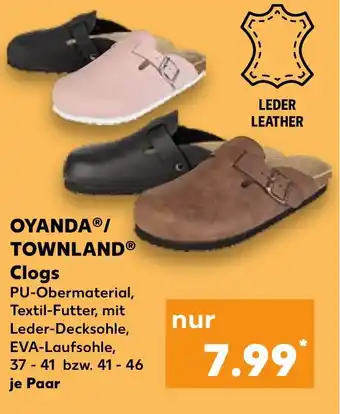 Kaufland OYANDA/ TOWNLAND Clogs Angebot