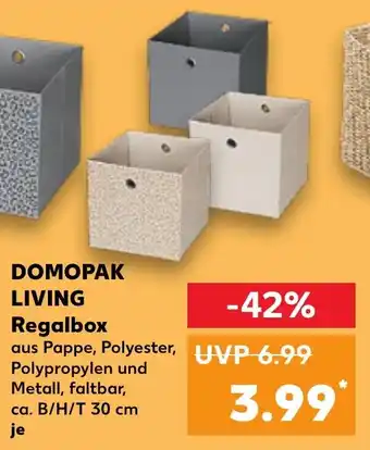 Kaufland DOMOPAK LIVING Regalbox Angebot