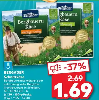 Kaufland BERGADER Schnittkäse Angebot