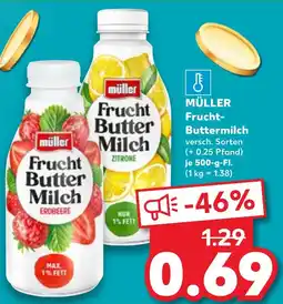 Kaufland MÜLLER Frucht- Buttermilch Angebot