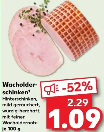 Kaufland Wacholder- schinken Angebot