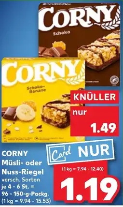 Kaufland CORNY Müsli- oder Nuss-Riegel Angebot