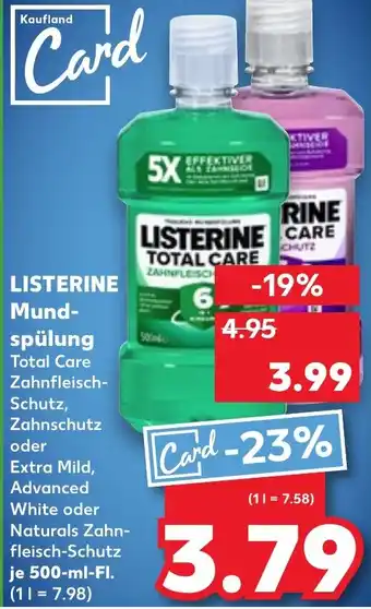 Kaufland LISTERINE Mund- spülung Angebot