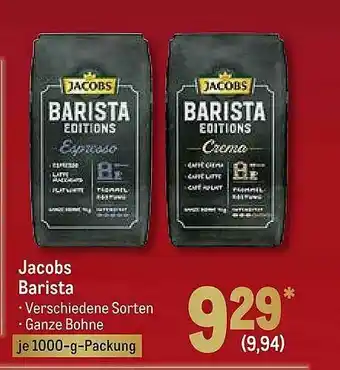 METRO Jacobs Barista Angebot