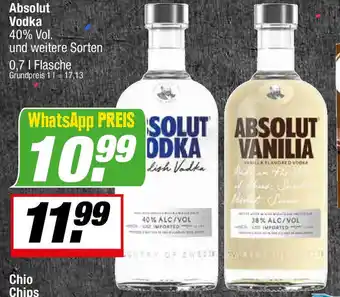 L. STROETMANN GROSSMARKT Absolut Vodka Angebot