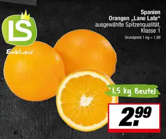 L. STROETMANN GROSSMARKT Spanien Orangen,,Lane Late Angebot