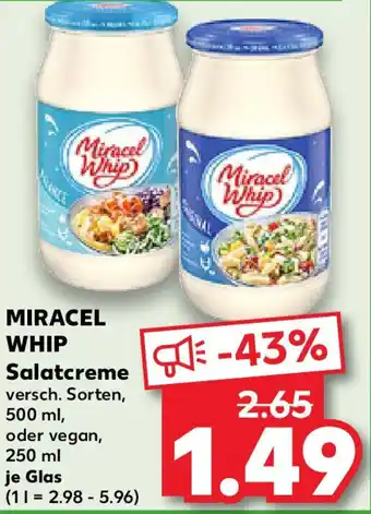 Kaufland MIRACEL WHIP Salatcreme Angebot