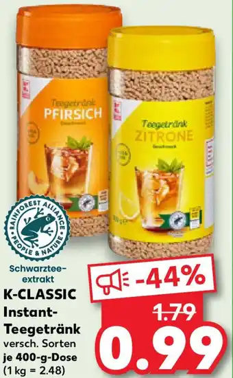 Kaufland K-CLASSIC Instant- Teegetränk Angebot