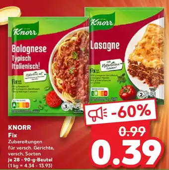 Kaufland KNORR Fix Angebot