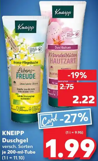 Kaufland KNEIPP Duschgel Angebot