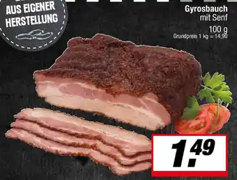 L. STROETMANN GROSSMARKT Gyrosbauch mit Senf Angebot