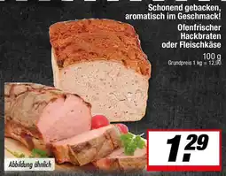 L. STROETMANN GROSSMARKT Ofenfrischer Hackbraten oder Fleischkäse Angebot