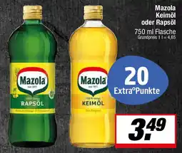 L. STROETMANN GROSSMARKT Mazola Keimöl oder Rapsöl Angebot