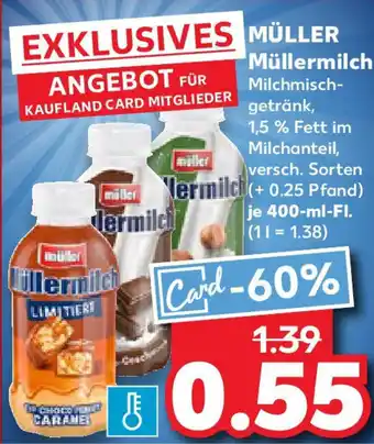 Kaufland MÜLLER Müllermilch Angebot