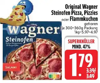 Edeka Original Wagner Steinofen Pizza, Pizzies oder Flammkuchen Angebot