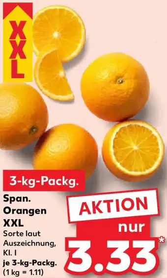 Kaufland Span. Orangen XXL Angebot