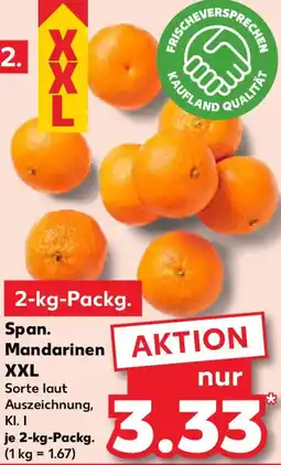 Kaufland Span. Mandarinen XXL Angebot