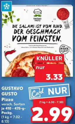 Kaufland GUSTAVO GUSTO Pizza Angebot