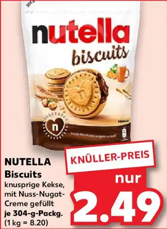 Kaufland NUTELLA Biscuits Angebot